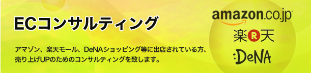 アマゾン 楽天モール DeNAショッピング ECコンサルティング 